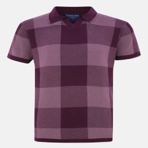 Purple Cotton Classic Fit Polo Shirt